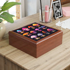 Gorgeous Colorful Mushrooms Jewelry Box