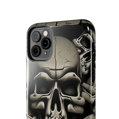 Metallic Chrome Skulls and classic Designed 12 Tough Phone Cases