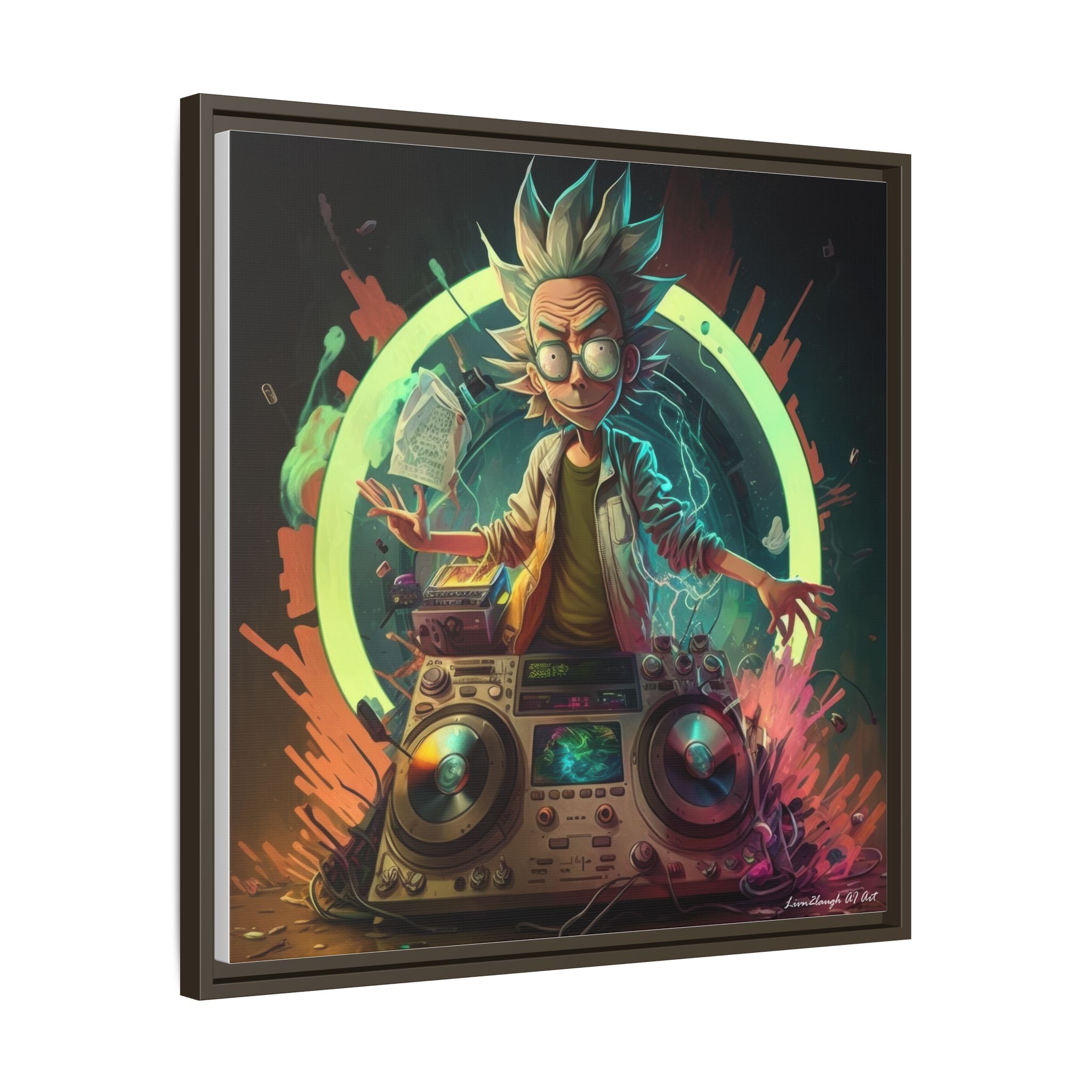 Frequency of Genius, Art Print — Colorful Modern Wall Canvas