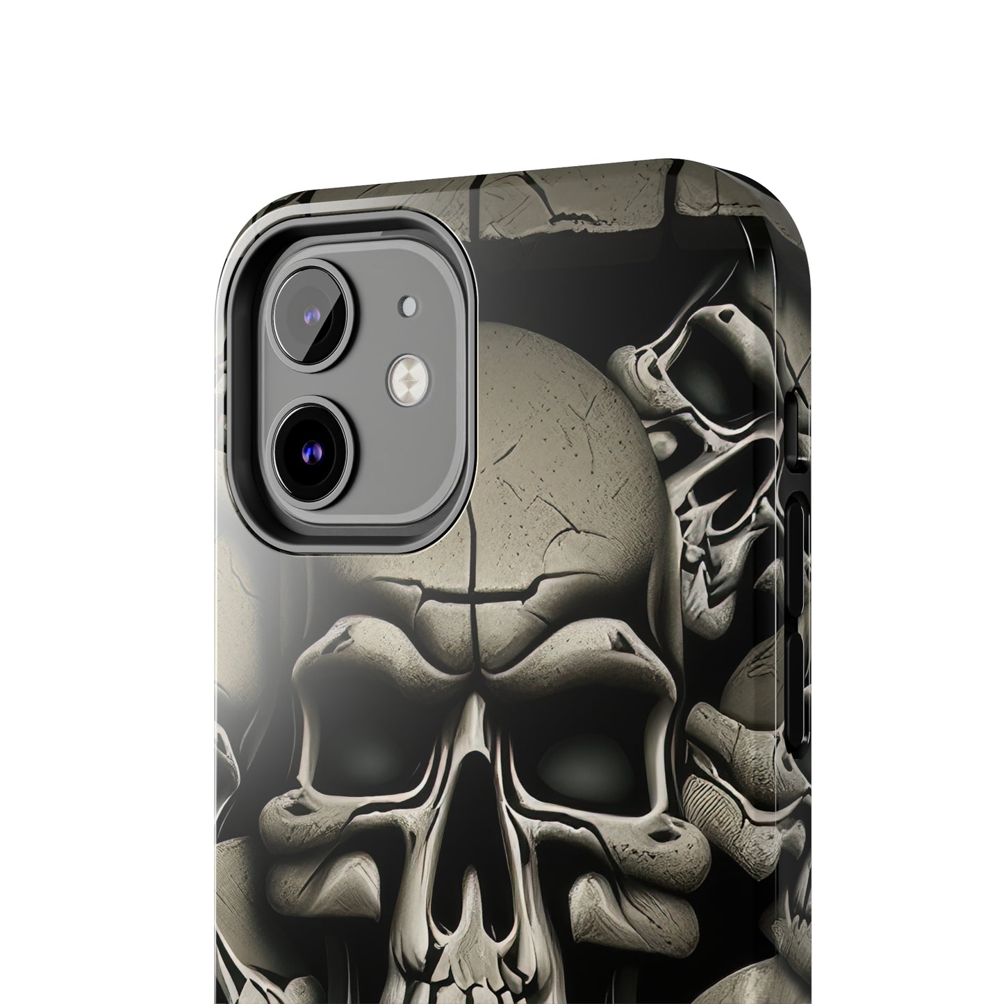 Metallic Chrome Skulls and classic Designed 12 Tough Phone Cases