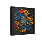 Harmonic Orbits, Matte Canvas, Framed (Multi-color)