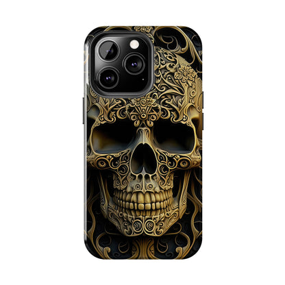 Metallic Chrome Skulls and classic Designed 4 Tough Phone Cases