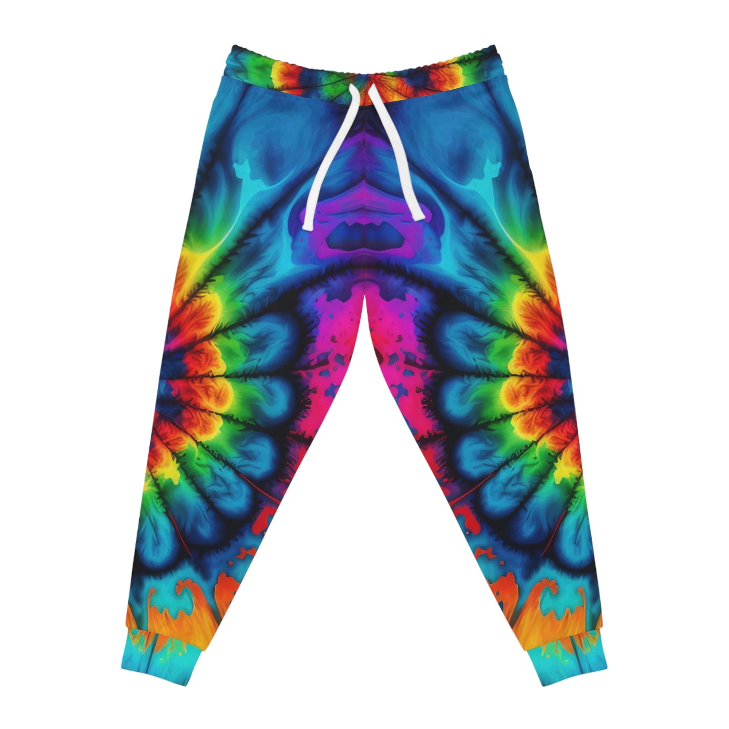 Bold And Beautiful Tie Dye Style Two, Athletic Joggers (AOP)