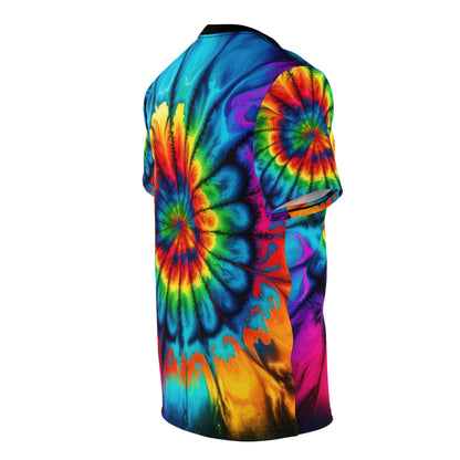 Bold And Beautiful Tie Dye Style Two Unisex Cut & Sew Tee (AOP)