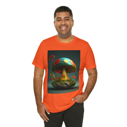 Hippie Mushroom Color Candy Style Design Style 4 Unisex Jersey Short Sleeve Tee