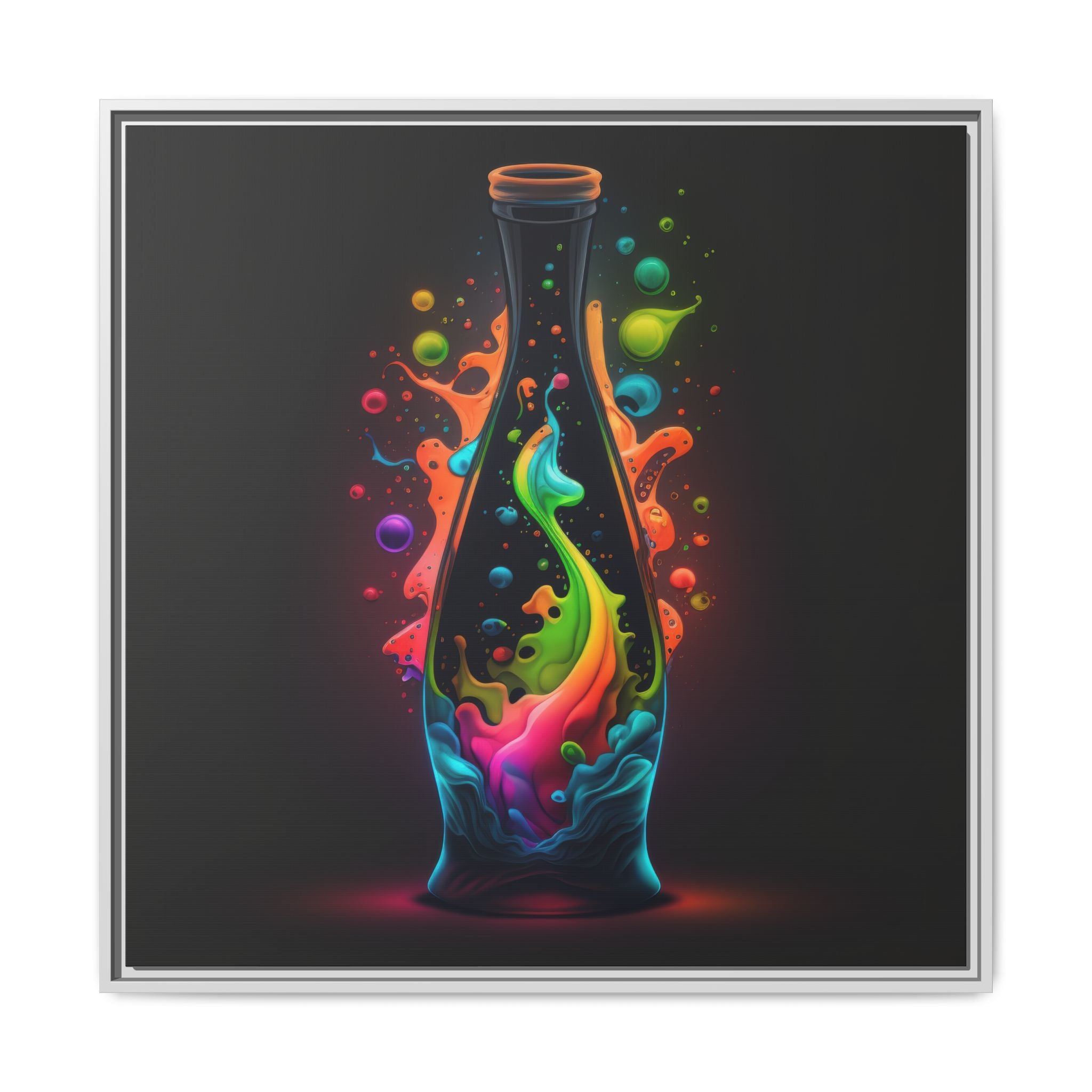 Chromatic Ascent, Art Print — Colorful Modern Wall Canvas