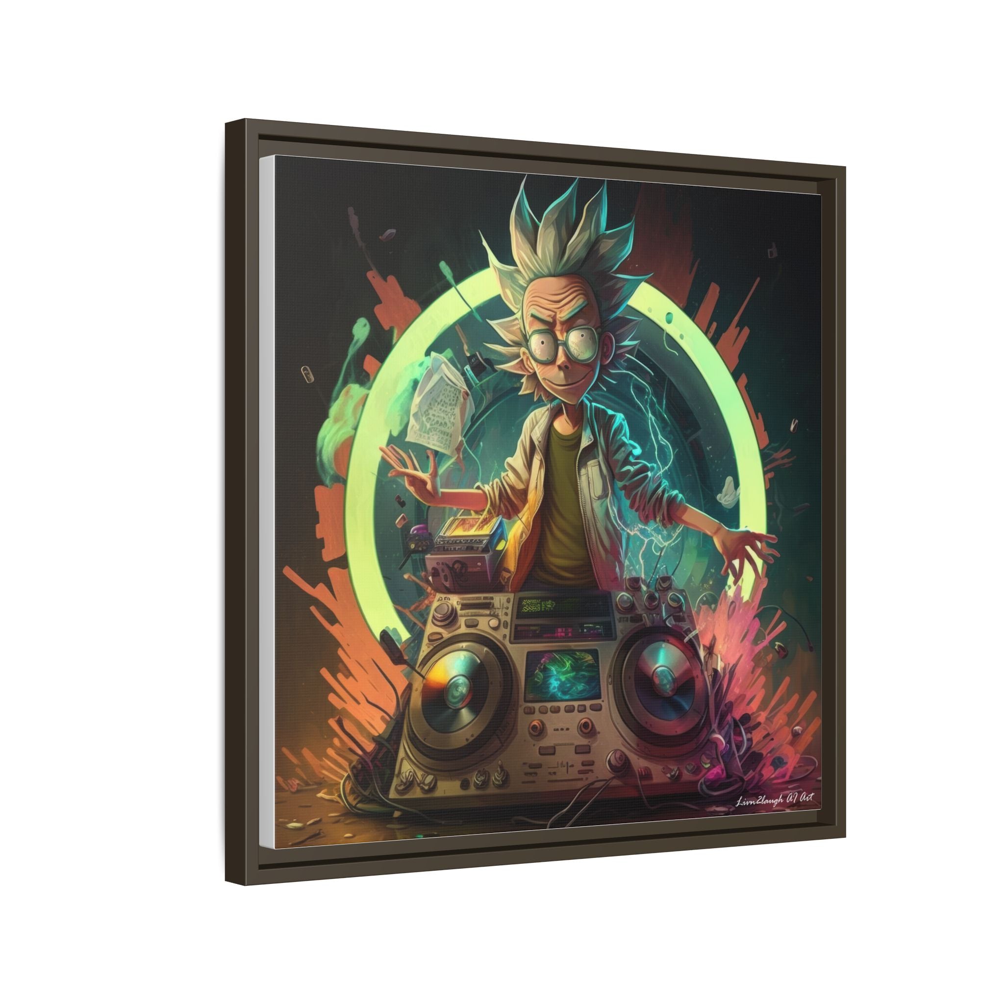 Frequency of Genius, Art Print — Colorful Modern Wall Canvas