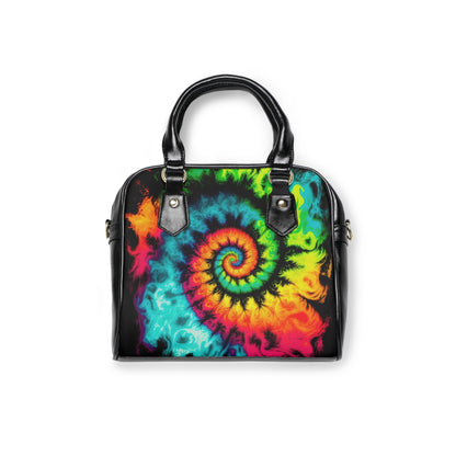 Bold And Beautiful Tie Dye Style One Shoulder Handbag