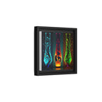 Three States of Flow, Art Print — Colorful Modern Wall Canvas