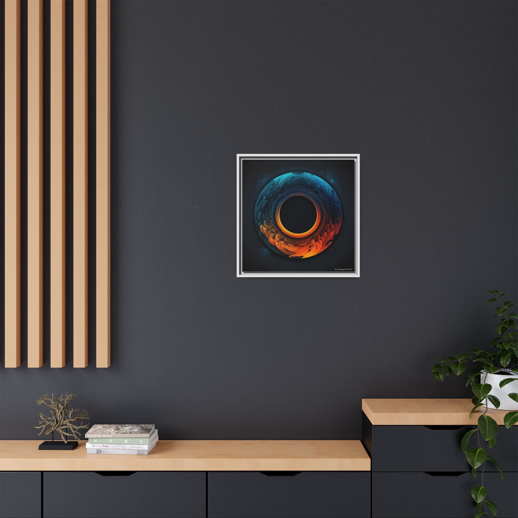 Molten Silence, Art Print — Colorful Modern Wall Canvas