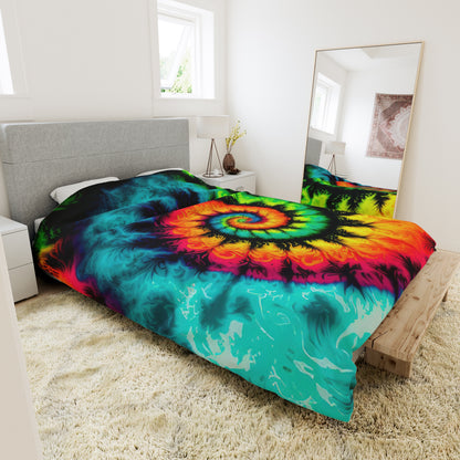 Bold And Beautiful Tie Dye Style Three Duvet Cover