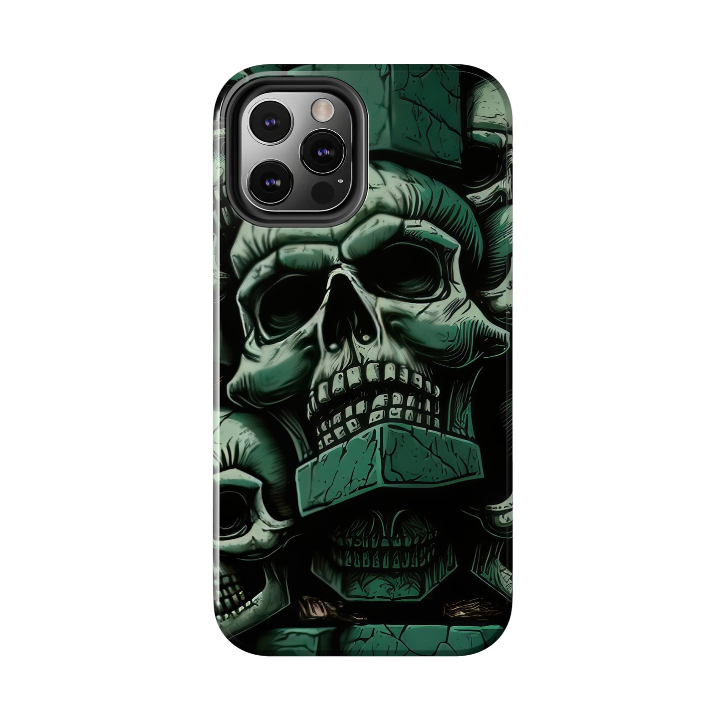 Metallic Chrome Skulls and classic Designed 15 Tough Phone Cases