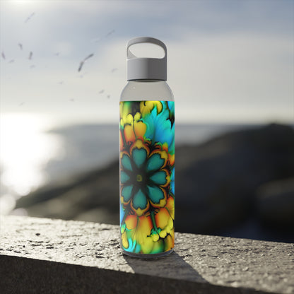 Bold And Beautiful Tie Dye B 3 Sky Water Bottle