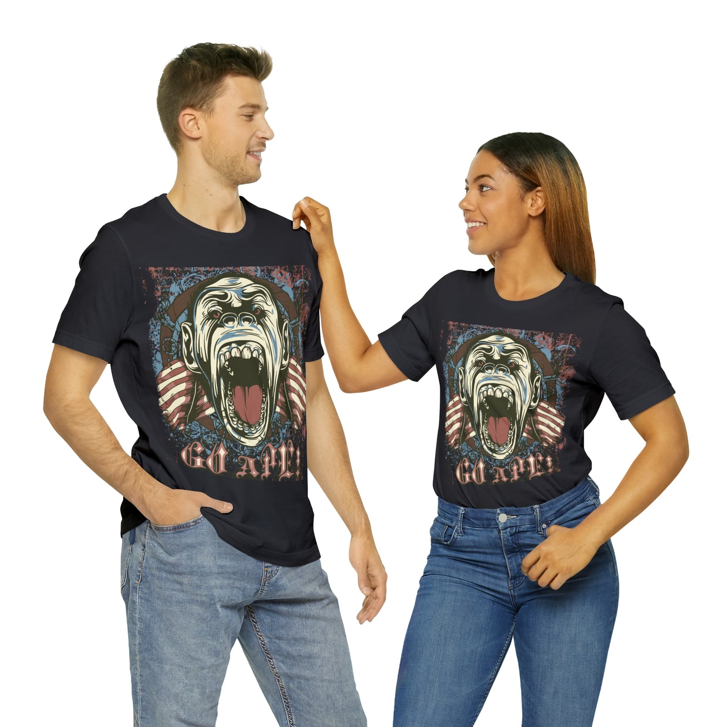 Go Ape, Unisex Jersey Short Sleeve Tee