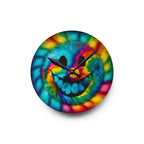 Happy Tie Dye Face Style 2 Wall Clock