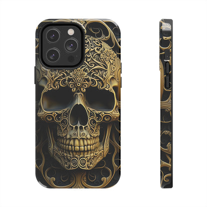 Metallic Chrome Skulls and classic Designed 4 Tough Phone Cases