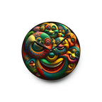 Happy Multiple Face Acrylic Wall Clock