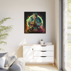Frequency of Genius, Art Print — Colorful Modern Wall Canvas