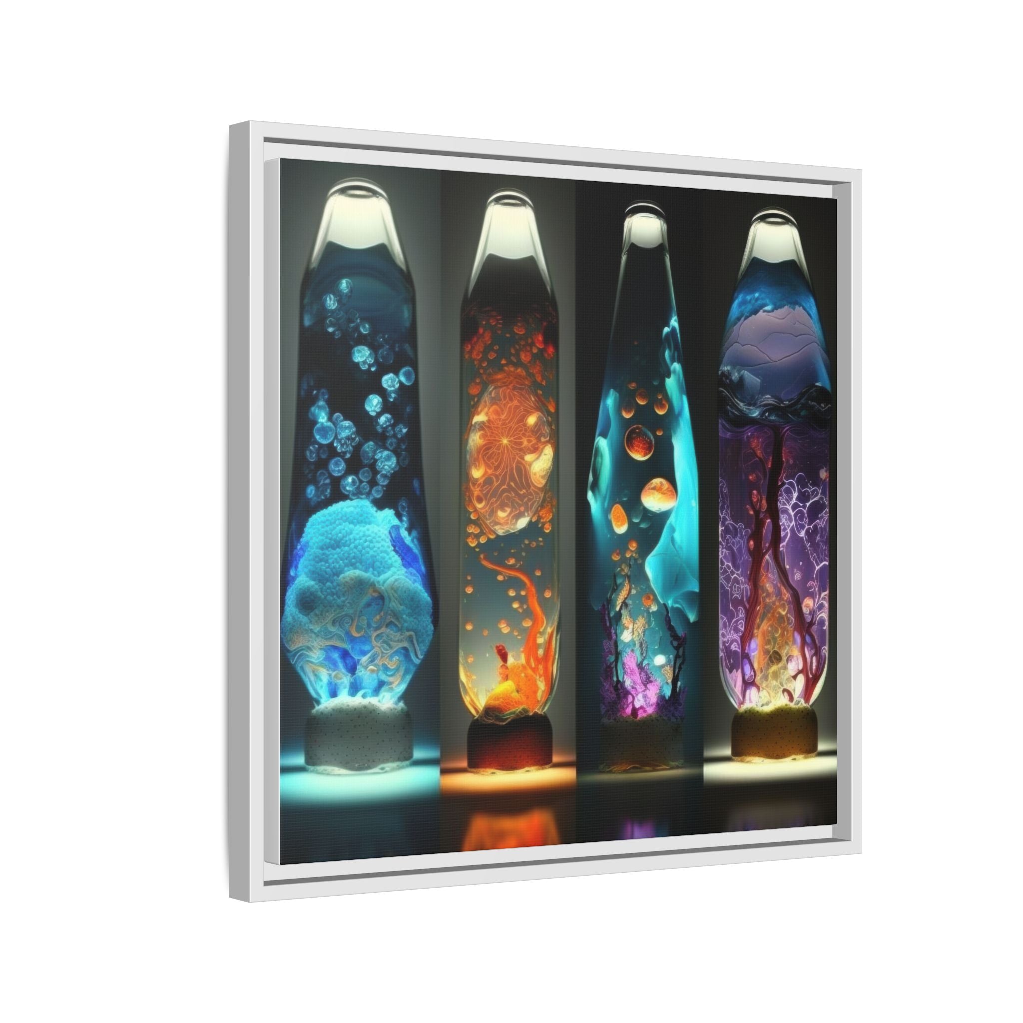 Elemental Currents, Art Print — Colorful Modern Wall Canvas