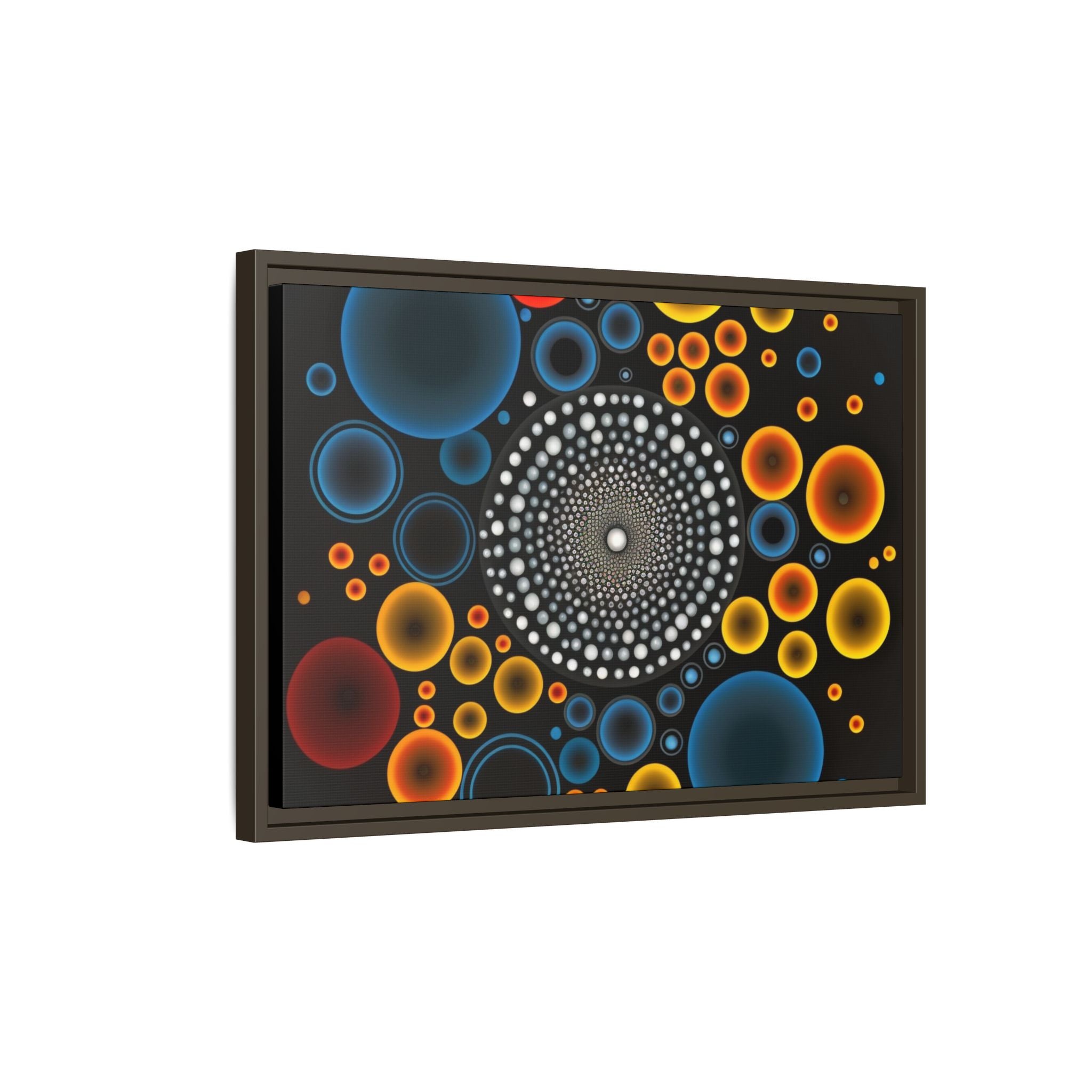 Harmonic Orbits, Matte Canvas, Framed (Multi-color)