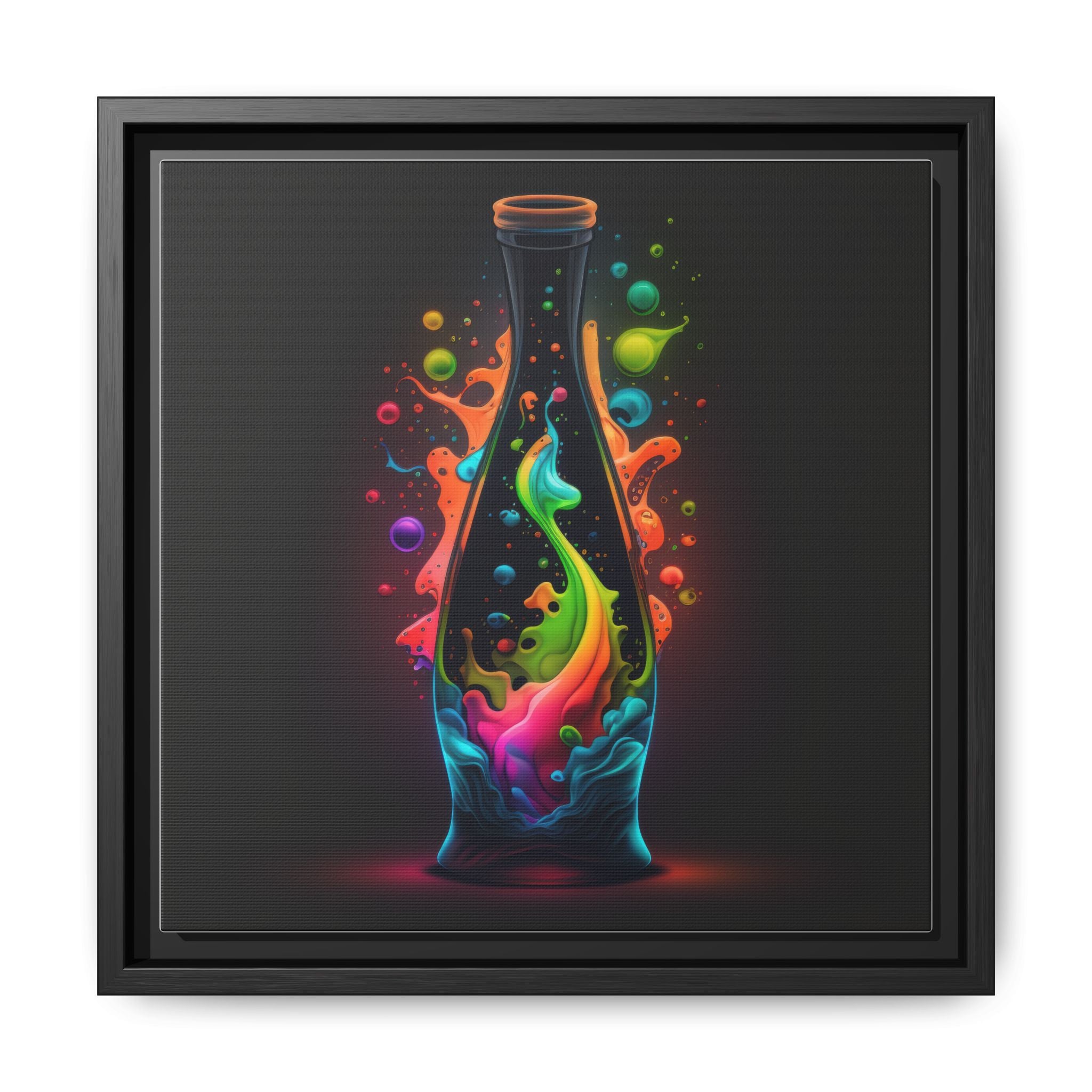 Chromatic Ascent, Art Print — Colorful Modern Wall Canvas