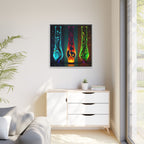 Three States of Flow, Art Print — Colorful Modern Wall Canvas