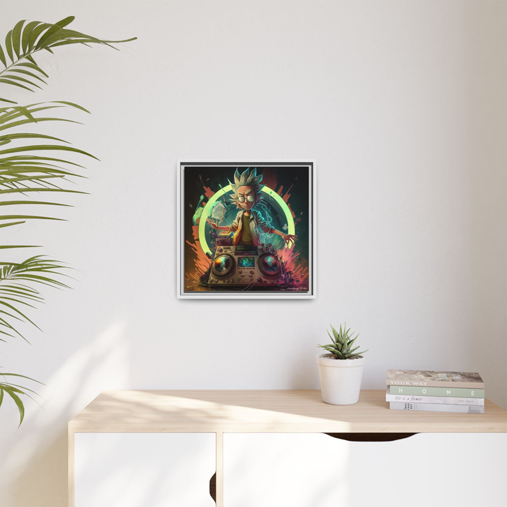 Frequency of Genius, Art Print — Colorful Modern Wall Canvas