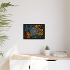 Harmonic Orbits, Matte Canvas, Framed (Multi-color)