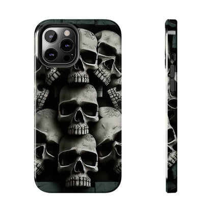 Metallic Chrome Skulls and classic Designed 11 Tough Phone Cases