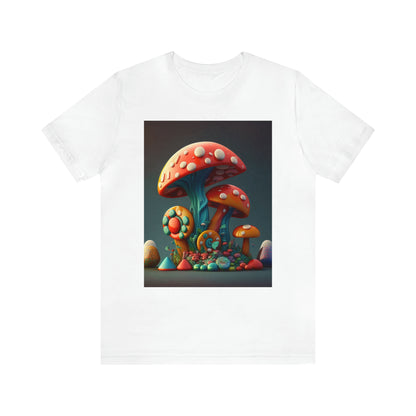 Hippie Mushroom Color Candy Style Design Style 6 Unisex Jersey Short Sleeve Tee