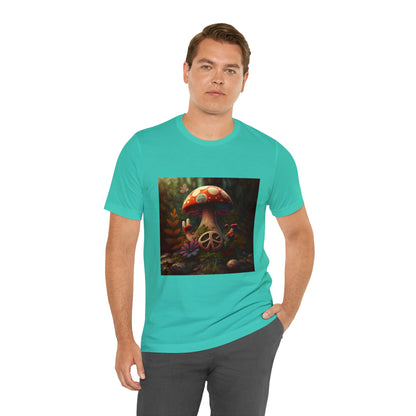 Hippie Mushroom Color Candy Style Design Style 7 Unisex Jersey Short Sleeve Tee