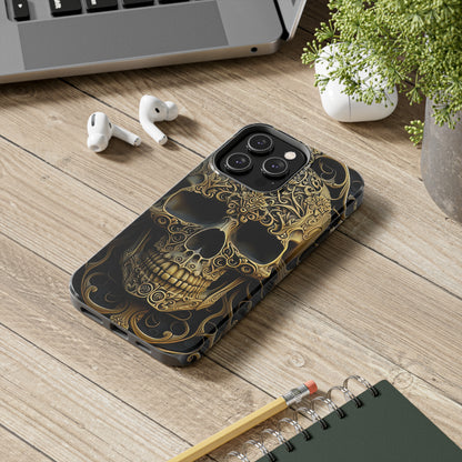 Metallic Chrome Skulls and classic Designed 4 Tough Phone Cases