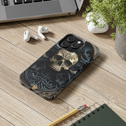 Metallic Chrome Skulls and classic Designed 6 Tough Phone Cases