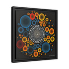 Harmonic Orbits, Matte Canvas, Framed (Multi-color)