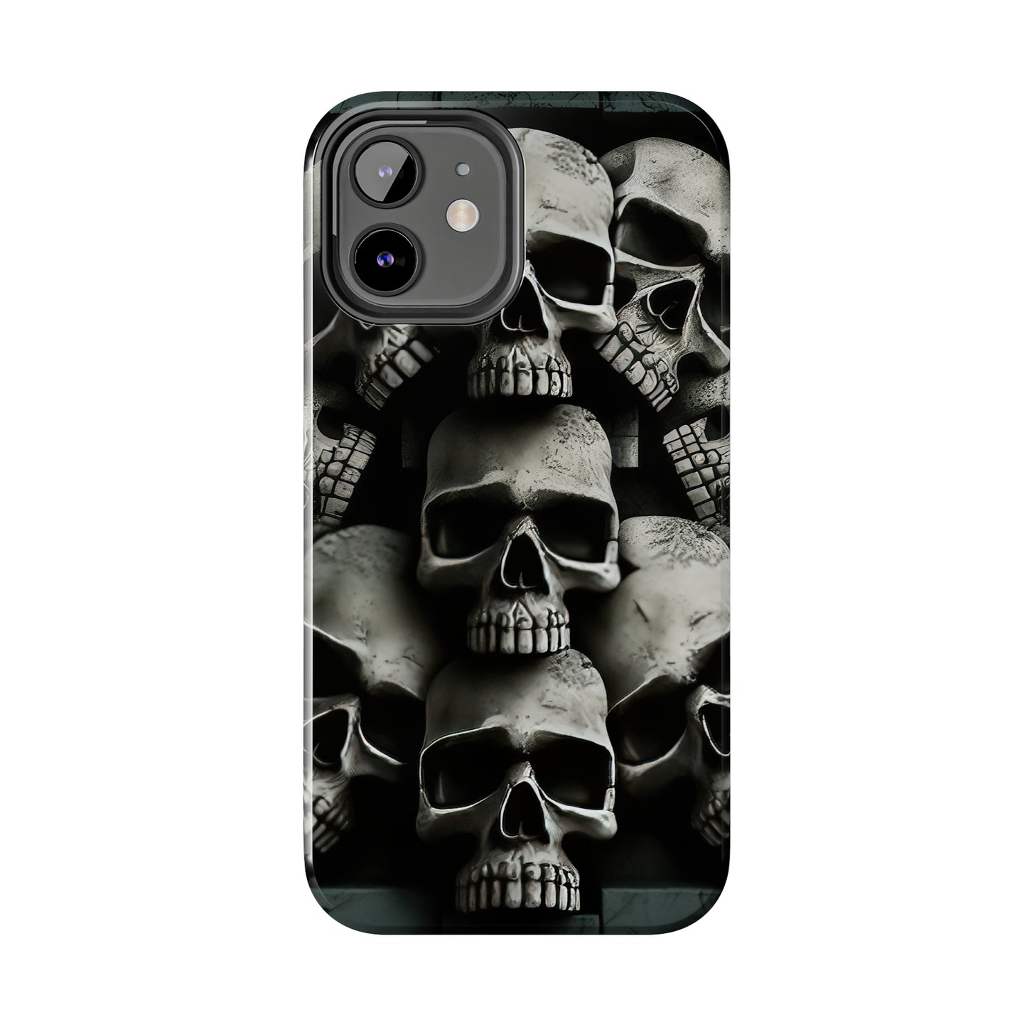 Metallic Chrome Skulls and classic Designed 11 Tough Phone Cases