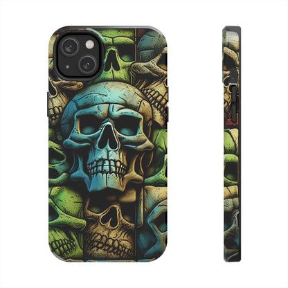 Metallic Chrome Skulls and classic Designed 13 Tough Phone Cases