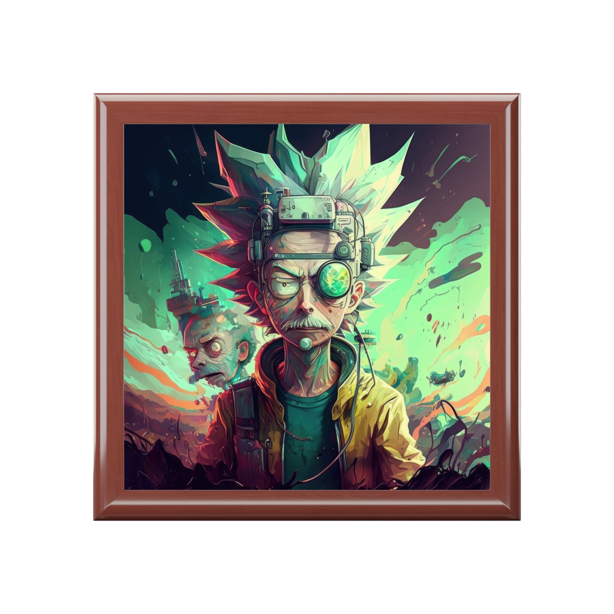 Cyberpunk Inventor in a Chaotic Dimension, Jewelry- Stash -Collection Box