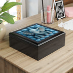 Cute Elephant Blue Bubble Background Jewelry Box Jewelry Box