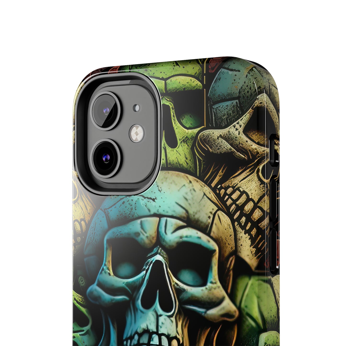 Metallic Chrome Skulls and classic Designed 13 Tough Phone Cases