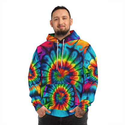 Bold And Beautiful Tie Dye Style Two Fashion Hoodie (AOP)