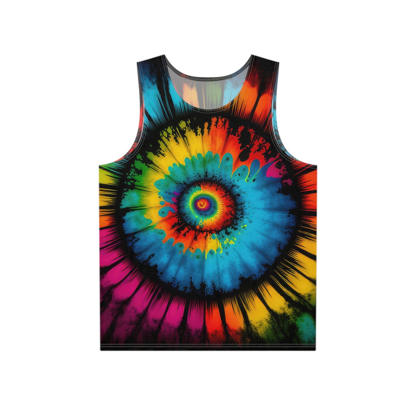 Bold And Beautiful Tie Dye Style Four Men's Tank (AOP)