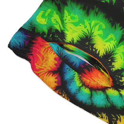 Bold And Beautiful Tie Dye Style  One Swim Trunks (AOP)