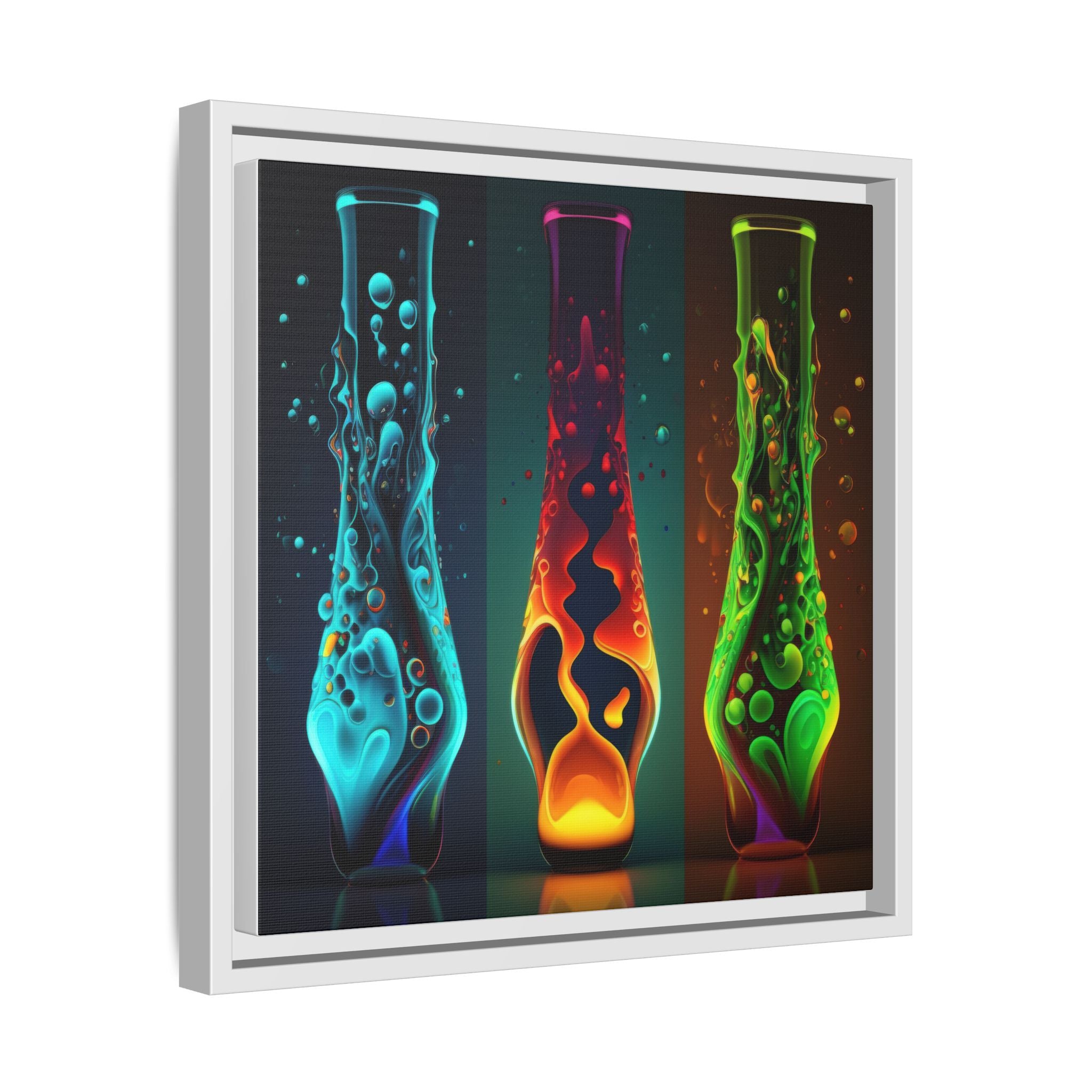 Three States of Flow, Art Print — Colorful Modern Wall Canvas