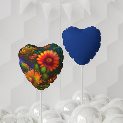 Bold And Beautiful Flowers Style One Balloon (Round and Heart-shaped), 11"