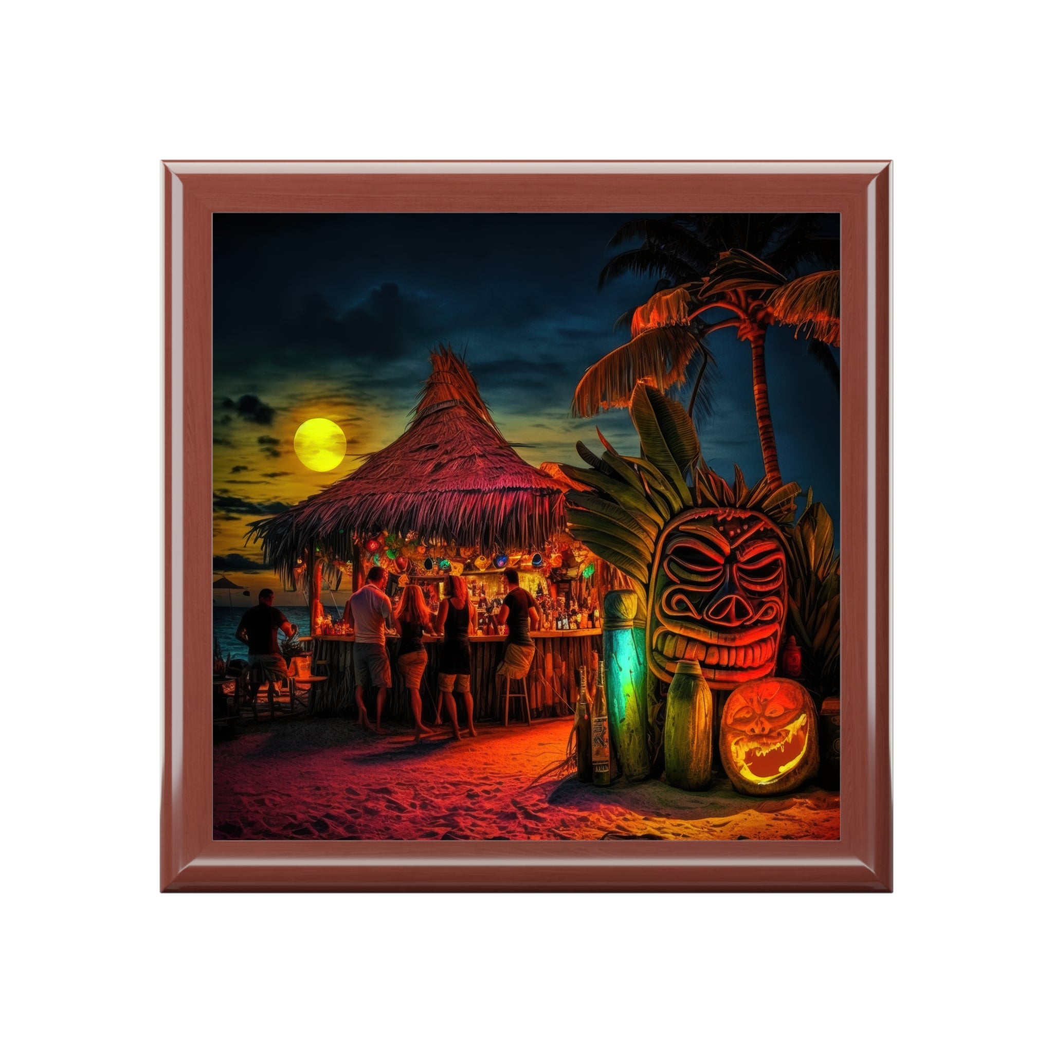 Moonlit Tiki Luau, Jewelry- Stash -Collection Box