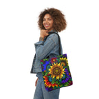 Bold And Beautiful Flowers Style Four Polyester Canvas Tote Bag (AOP)
