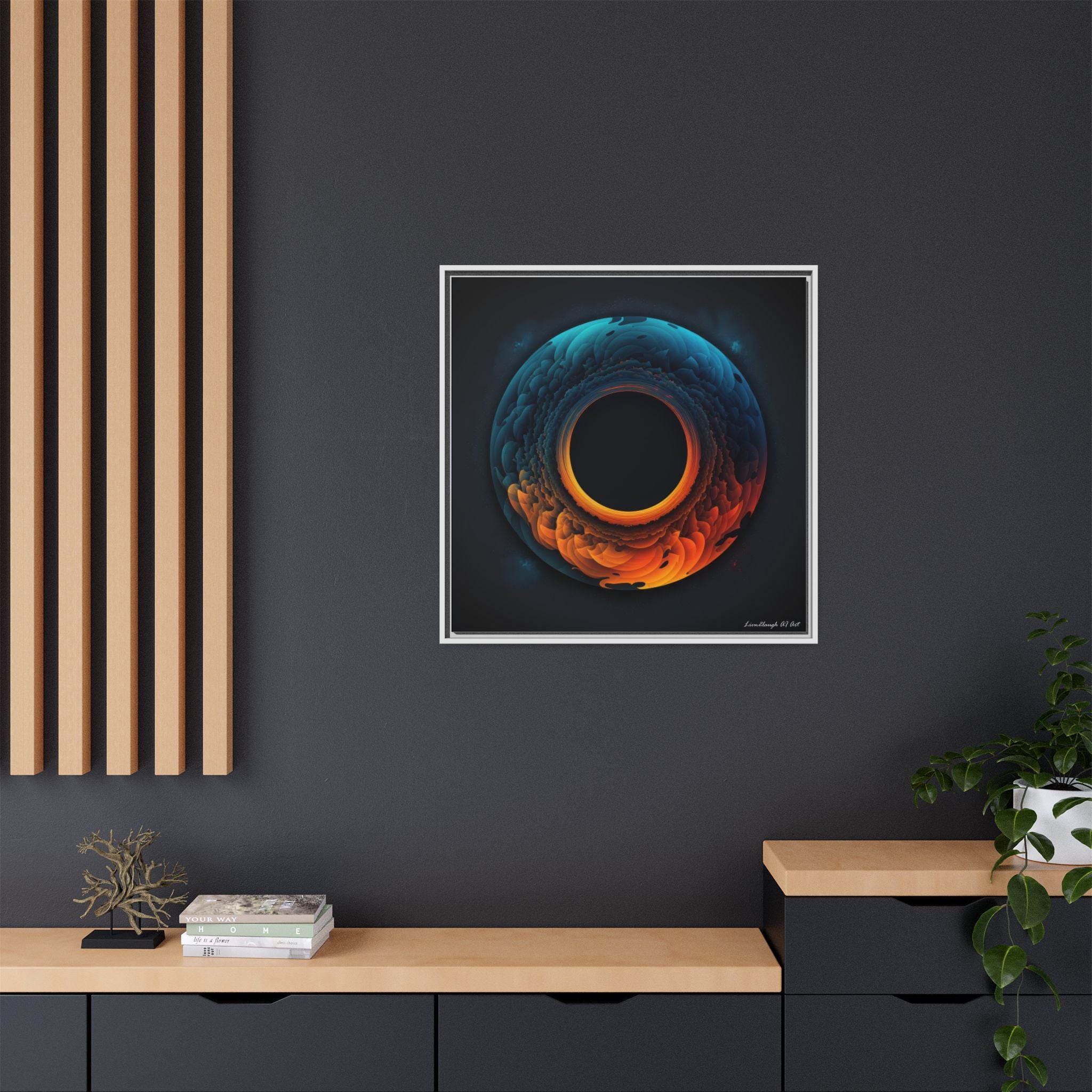 Molten Silence, Art Print — Colorful Modern Wall Canvas