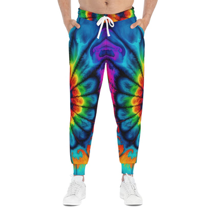 Bold And Beautiful Tie Dye Style Two, Athletic Joggers (AOP)