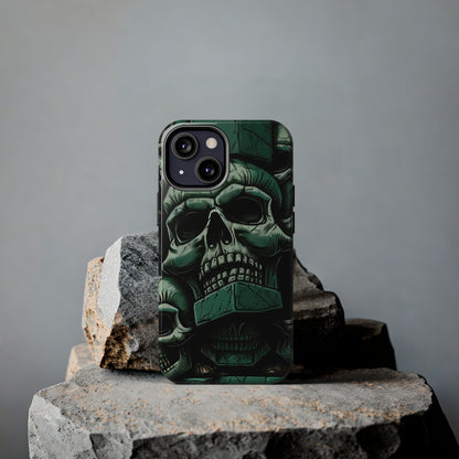 Metallic Chrome Skulls and classic Designed 15 Tough Phone Cases