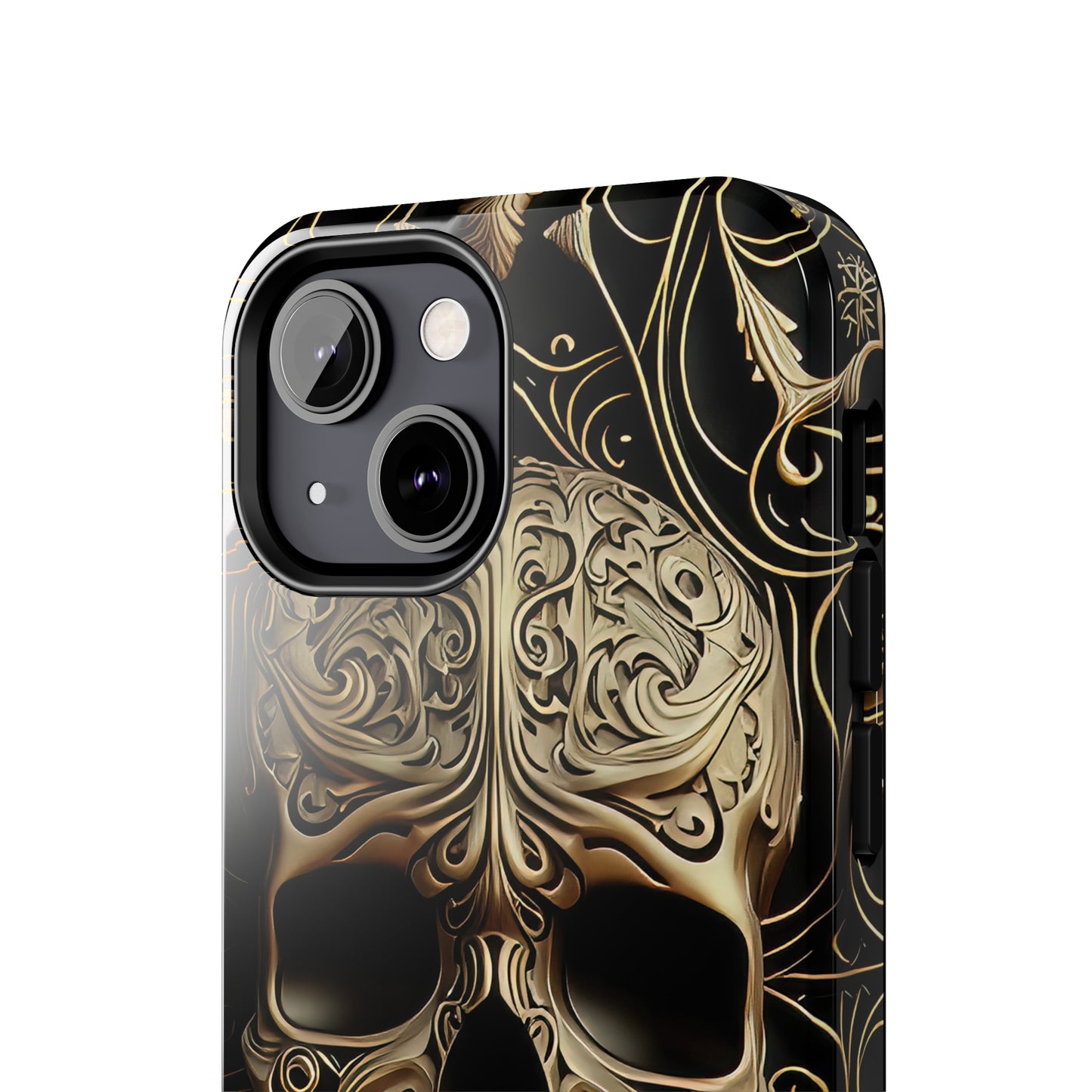 Metallic Chrome Skulls and Classic Designed 8 Tough Phone Cases